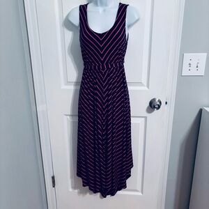 Striped maternity dress
